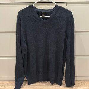 Banana Republic Mens Sweater size Large Blue silk/cotton/cashmere